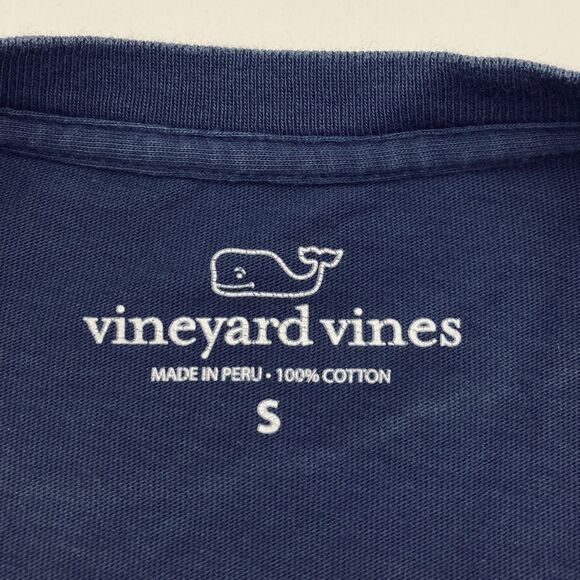 Vineyard Vines Men's Navy Long Sleeve Shirt S - Picture 7 of 7